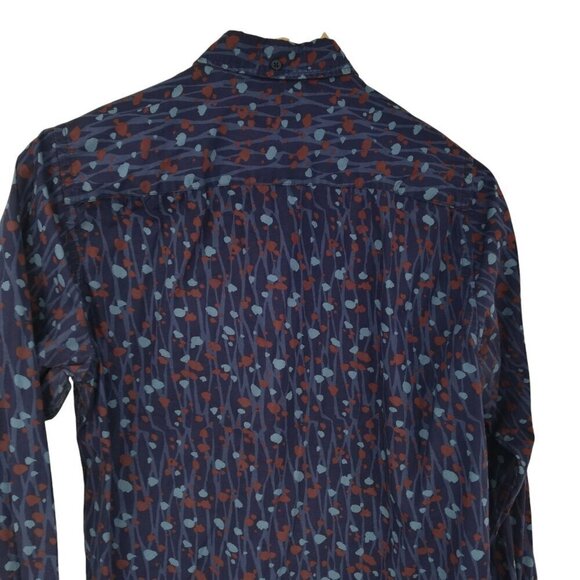 Norse Projects Abstract Button Down Up Long Sleeve Shirt Size S Anton Branch - Picture 10 of 13
